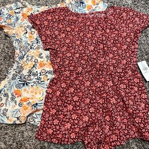 NWT 3T Old Navy Romper x2
